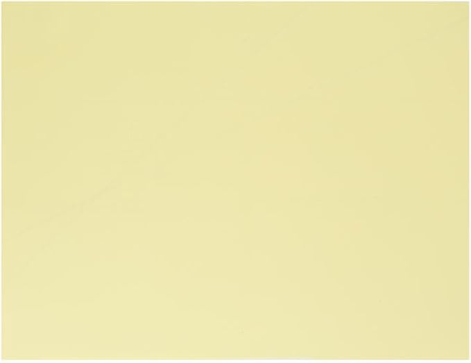 Blumberg's Top Bound Legal and Report Covers for Legal and Business Documents (9 x 12-1/2, 100 per Box, Canary, Antique Manuscript, No Panel, Plain) Use for Letter Size Documents