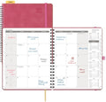 POPRUN Monthly Planner 2027-2028, 8.5"x10.5", 18 Month, Jan 2027-Jun 2028