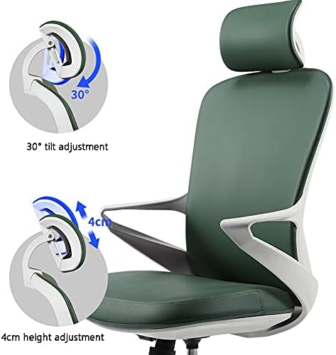 Modern Swivel Chair Office Chair Ergonomic Desk Chair Computer Chair for Home Office Conference Room Chair Ergonomic Chair (Colour: Green) (Black)