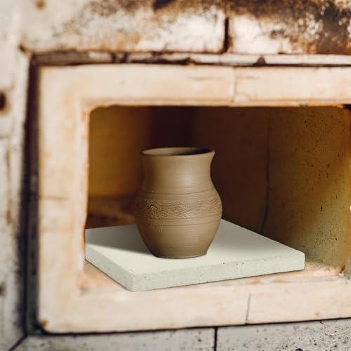 Weysat Square Kiln Shelf for Glass Fusing and Ceramics, Use in Any Kiln (7 x 7 x 0.6 Inch,1250℃)