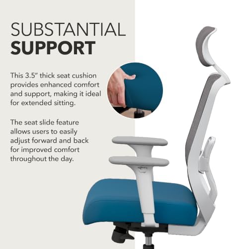HON Altern Ergonomic Office Chair, Office Desk Computer Chair, Peacock