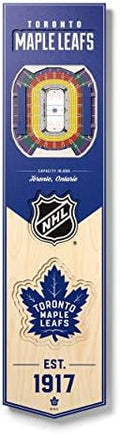 YouTheFan NHL Toronto Maple Leafs 3D 8 x 32 Stadium Banner