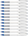 Pentel Floatune Rollerball, 0.8mm Medium Line, Blue Ink, 12 Pack