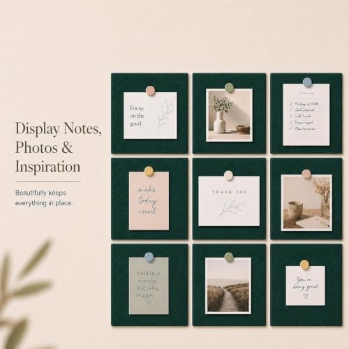 Felt Bulletin Board Tiles, Cork Board Alternative, 48 x 36 in