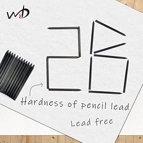 WSD Mechanical Pencil Lead 5.6mm x 86mm Leads 2B (12 pcs)