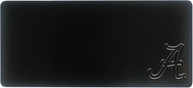 University of Alabama Alumni Desk Mat, Durable Office Supplies, Non-Slip Base, Responsive Desk Pad with Smooth Surface, Black