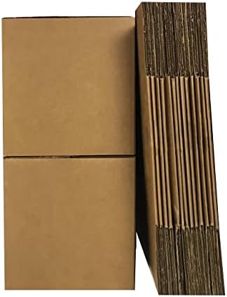 Amazon Basics Cardboard Moving Boxes, Small 16" x 10" x 10", Brown, 15-Pack