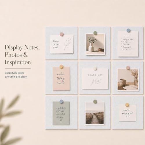 Felt Bulletin Board Tiles, Cork Board Alternative, 48 x 36 in