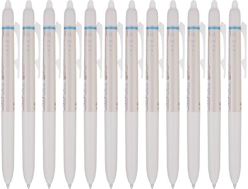 PILOT FriXion Waai Retractable & Refillable Erasable Gel Pens, Extra Fine Point 0.5 mm, Periwinkle Ink, 12 Count