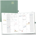 POPRUN Monthly Planner 2027-2028, Large-8" x 10", 18-Month Calendar Book