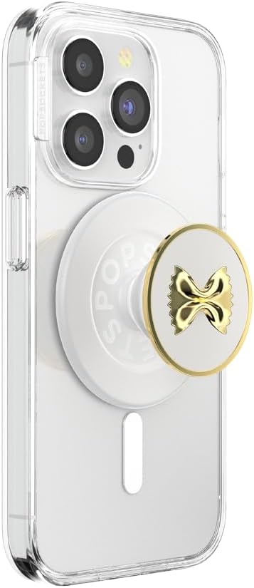 PopSockets Phone Grip for MagSafe, Magnetic Holder- Pasta | Removable, For Kindle / Android / iPhone, With Magnet, Enamel, Designs, Phone, Women