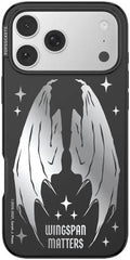 PopSockets iPhone 17 Pro Max Phone Case with MagSafe- Wingspan | Magnetic, Wireless Charging, Camera & Drop Protection, Bookish, Acotar, Throne, Glass, Sarah