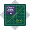 The Quilted Bear 7" x 7" Rotating Self-Healing Cutting Mat, Green