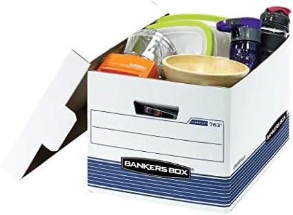 Bankers Box 30-Pack Medium Duty File Storage Boxes with Lids, FastFold Assembly, Letter/Legal, STOR, (0076316)