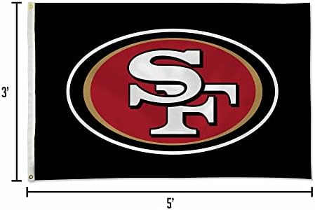 NFL Rico Industries Standard 3' x 5' Banner Flag Single Sided - Indoor or Outdoor - Home Décor