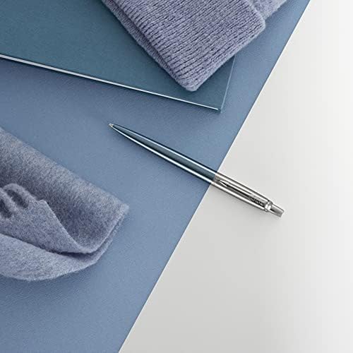 Parker Jotter Ballpoint Pen Waterloo Blue with Medium Point Blue Ink Gift Box (1953191)