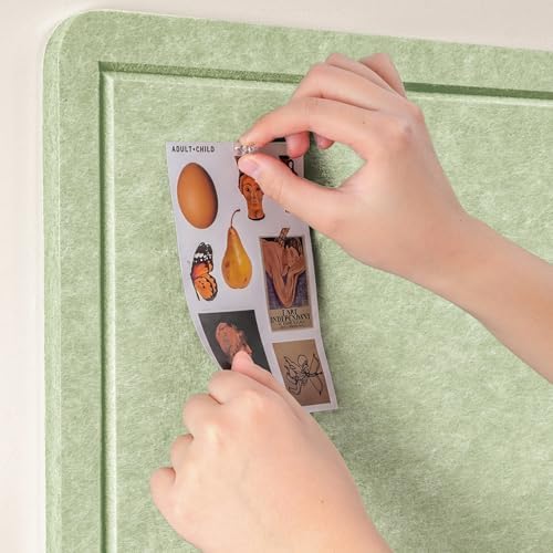 Felt Bulletin Board 36x24 inches, Decorative Pin Board for Home & Office