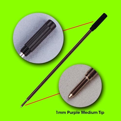 Replacement for Cross 8511/8513 - Pen Refill - 2 Black, 2 Blue, Red, Purple