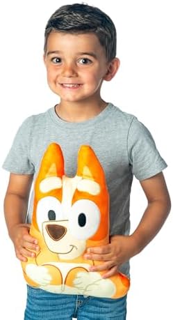 Northwest Bluey Happy Bingo Cloud Pillow 12" – Plush Kids Stuffed Toy, Cartoon Character, Bedroom Decor, Gift for Girls & Boys