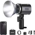 NEEWER MS60 LED Video Light with 2.4G/APP Control, 65W 5600K Daylight Mini COB Continuous Output Lighting, 40000lux/1m, CRI 97+/TLCI 98+, 9 Scenes, 0-100% PWM Dimming, Bowens Mount Adapter