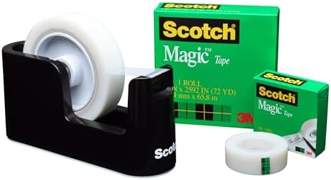 Scotch Deluxe Tape Dispenser, Black (C24)