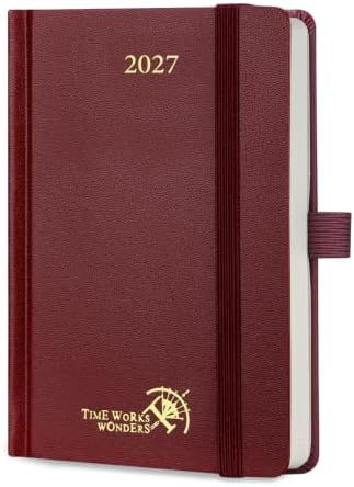 POPRUN 2027 Pocket Daily Planner One Page Per Day, 4.25"x6.25",Day Planner