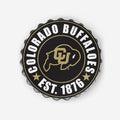foco NCAA Team Logo Metal Bottle Cap Hanging Wall Sign