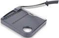 12" Paper Cutter, Precision Cut with Safety Protection and Blade Lock, 12 Sheets Capacity, Great for Cardstock, Cardboard, Photo, Vinyl, Crafts, Scrapbook (Grey)