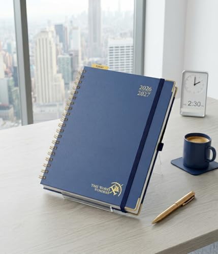 POPRUN 2026-2027 Weekly Planner 10" x 8"Weekly and Monthly Planner Calendar