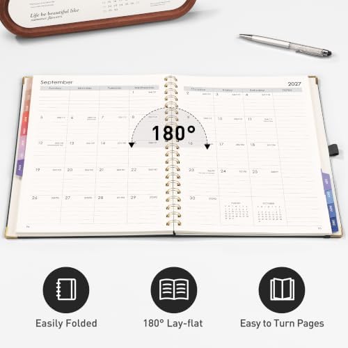 RETTACY 2027 Planner, Weekly and Monthly, Large Size (8.5" x 11")