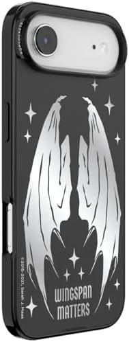 PopSockets iPhone 17 Air Phone Case with MagSafe- Wingspan | Magnetic, Wireless Charging, Camera & Drop Protection, Bookish, Acotar, Throne, Glass, Sarah