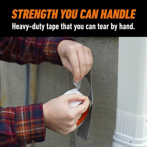 GORILLA White Duct Tape, 1.88" x 30 yd, 4-Pack