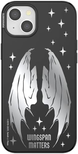 PopSockets iPhone 15 Plus Phone Case with MagSafe- Wingspan | Magnetic, Wireless Charging, Camera & Drop Protection, Bookish, Acotar, Throne, Glass, Sarah