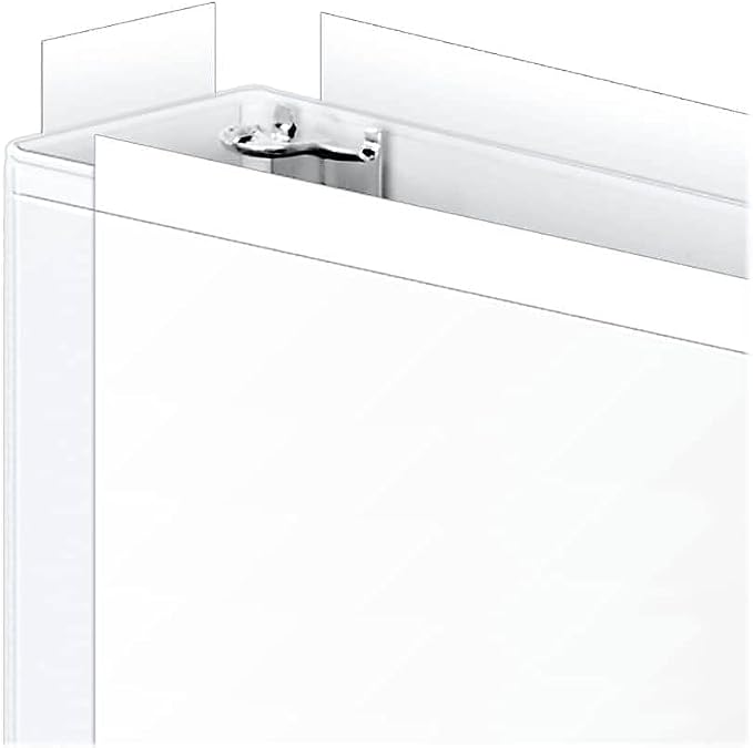 Cardinal 11-Inch x 17-Inch ClearVue Slant-D Ring Binder, 1.5-Inch, White (22122)
