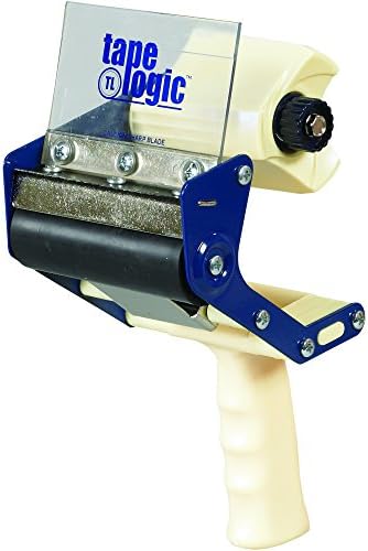BOX USA (1 Pack) Heavy-Duty Carton Sealing Tape Dispenser, 4', Blue/White