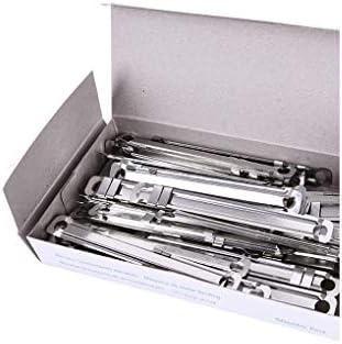 Metal Paper Fastener File Fastener,3.15"(80mm) Between 2 Hole,Box of 50 Complete Sets Binding Folder