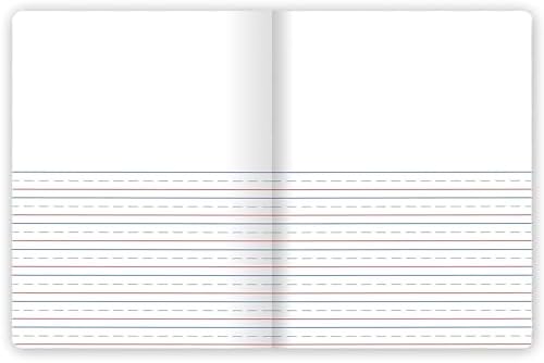 Mead Primary Journal Creative Story Tablet Composition Notebook, 7.5" x 9.75", Grades K-2, 100 Sheets, Red (489903-ECM)