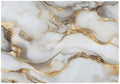 ALAZA Luxurious Marble Pattern Set of 4 Placemats Rectangle Table Mat for Dining Table Restaurant Kitchen Home Decor, 12" x 18"