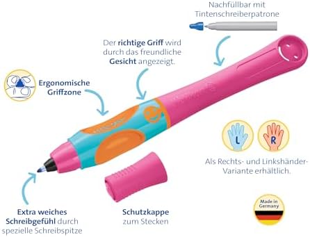 Pelikan Griffix Rollerball Pen - Right Handed - Lovely Pink - Pack of 1