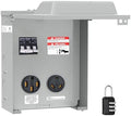 Nilight 30 50 Amp RV Power Outlet Box with Breaker NEMA 14-50R TT-30R