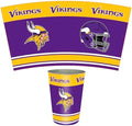 FANMATS 34705 NFL - Minnesota Vikings Wastebasket | Purple | 15"x10.5"x10.5" | Primary Logo, Helmet, & Wordmark