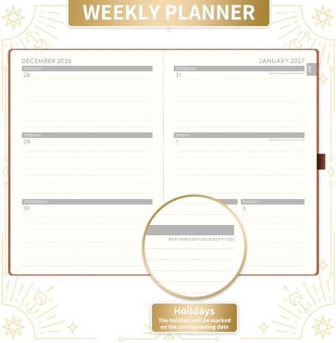 2027 Planner - 2027 Weekly Monthly Planner, 5.75" x 8.25"
