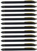 Pentel EnerGel Kuro Liquid Gel Pen, (0.7mm) Medium line, Black Ink, 12 Pack (BL437R1-A)