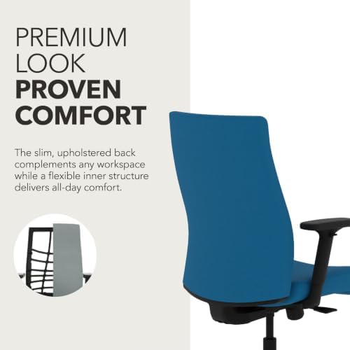 HON Ignition 2.0 Ergonomic Office Chair, Lumbar Support, Peacock