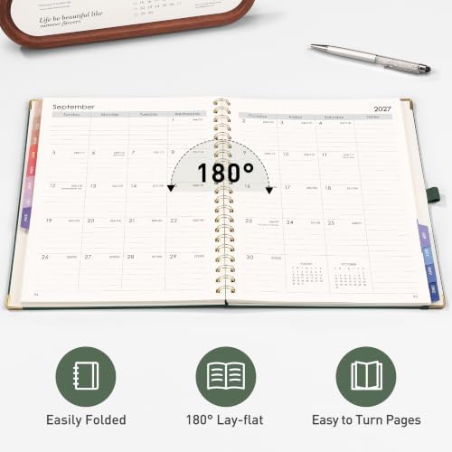 RETTACY 2027 Planner, Weekly and Monthly, Large Size (8.5" x 11")
