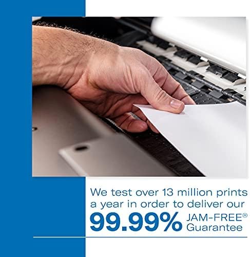 Hammermill Cardstock, Premium Color Copy, 100 lb, 8.5 x 11-6 Pack (1,500 Sheets) - 100 Bright, Made in the USA Card Stock, 120024C, White