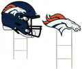 NFL Logo & Helmet 2 Pack Yard Sign Set