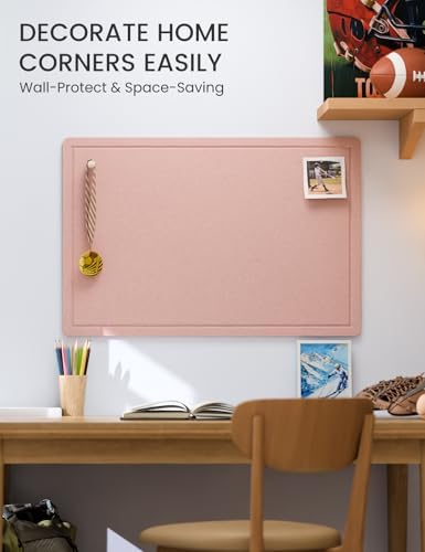 Fluxynara 35.4" x 23.6" Bulletin Board, Pink