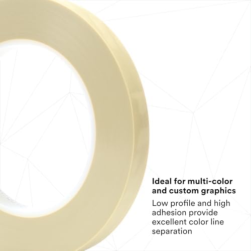 3M Scotch Fine Line Tape 218, Green, 1/2 in x 60 yd, 5.0 mil, 1 Roll