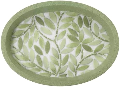 Avanti Linens - Soap Dish, 100% Hand-Painted Resin Bathroom Accessories, Botanical Home Decor (Stratford)